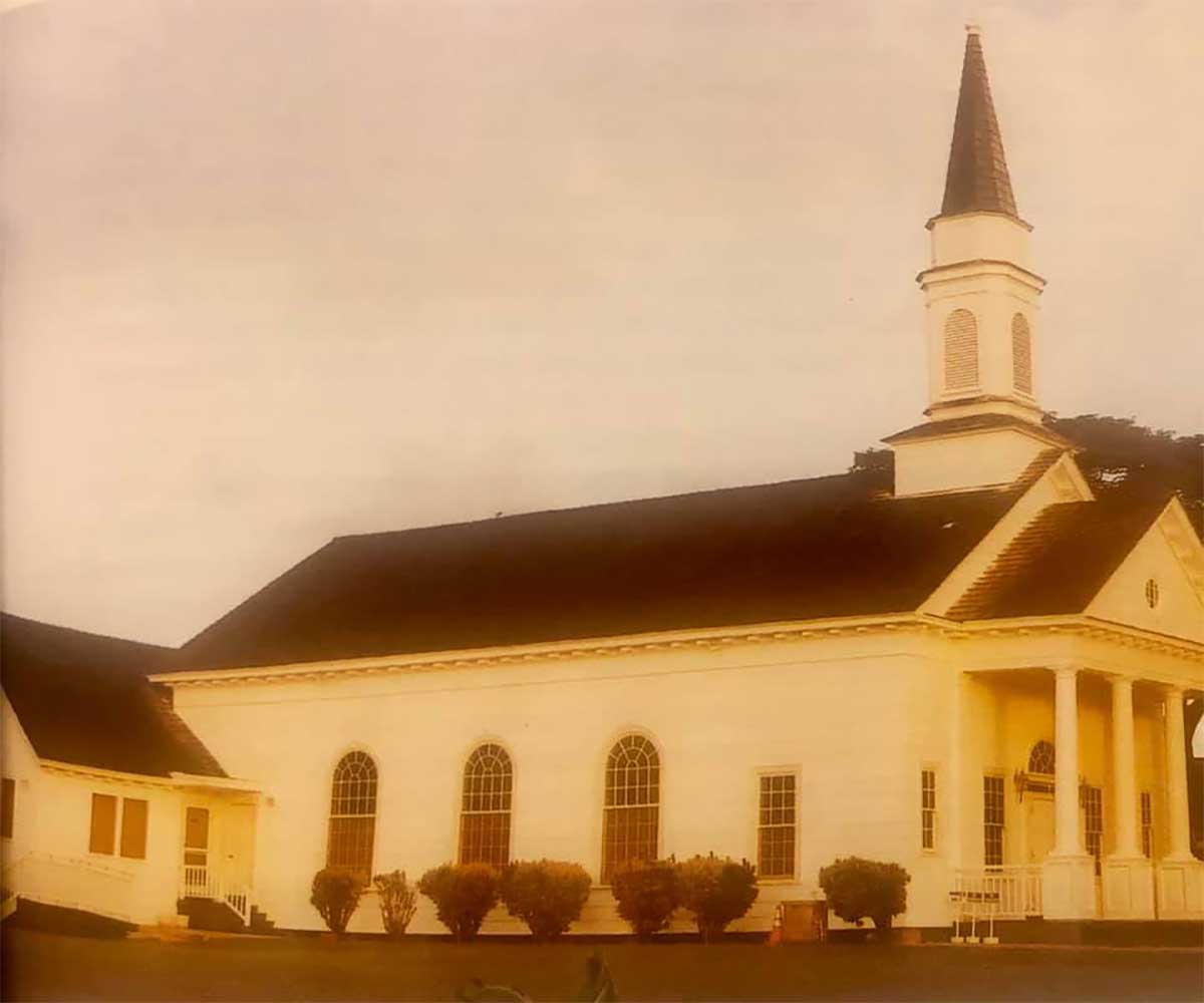 Vintage photo of The Church at Koloa.